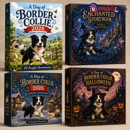 ⏰Limited Stock 49% OFF🔥🎄CHRISTMAS KICKOFF 40% OFF – A Day of Border Collie Advent Calendar 2026| Blind Box Christmas