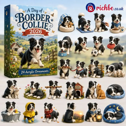 ⏰Limited Stock 49% OFF🔥🎄CHRISTMAS KICKOFF 40% OFF – A Day of Border Collie Advent Calendar 2026| Blind Box Christmas
