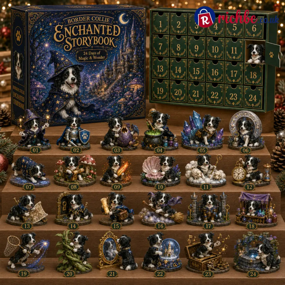 ⏰Limited Stock 49% OFF🔥🎄CHRISTMAS KICKOFF 40% OFF – A Day of Border Collie Advent Calendar 2026| Blind Box Christmas