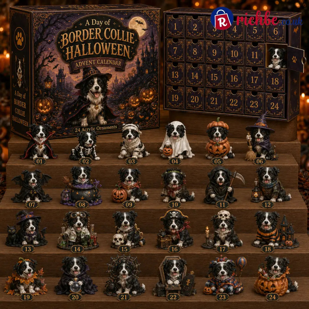 ⏰Limited Stock 49% OFF🔥🎄CHRISTMAS KICKOFF 40% OFF – A Day of Border Collie Advent Calendar 2026| Blind Box Christmas