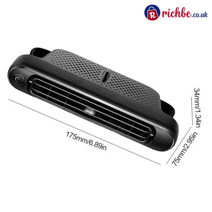 🔥 LIMITED-TIME 30% OFF! 💨 Dual Turbo Car Seat Fan – Instant Cooling 3 Speeds Magic Tape Mount 🚗 - Car Accessories