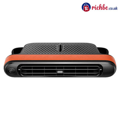🔥 LIMITED-TIME 30% OFF! 💨 Dual Turbo Car Seat Fan – Instant Cooling 3 Speeds Magic Tape Mount 🚗 - Orange / Buy 1 set