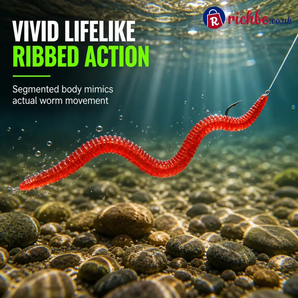 🎣 LIMITED-TIME 40% OFF! ✨ Simulation Earthworm Soft Fishing Lures – Scented Lifelike Durable 🌊 - Houseware & Kitchen