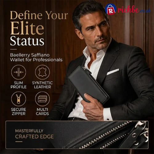 👝 LIMITED-TIME 40% OFF! 💥 Slim Long Wallet for Men – Thin Profile RFID Optional Premium Leather ✨ - Houseware & Kitchen