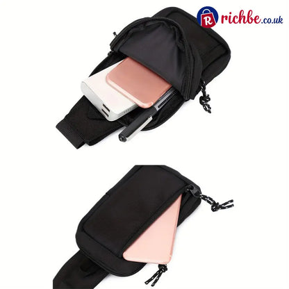 🎒 LIMITED-TIME 40% OFF! 💥 Urban Commuter Sling Bag for Men – Minimalist Water-Resistant Lightweight ✨ - Black