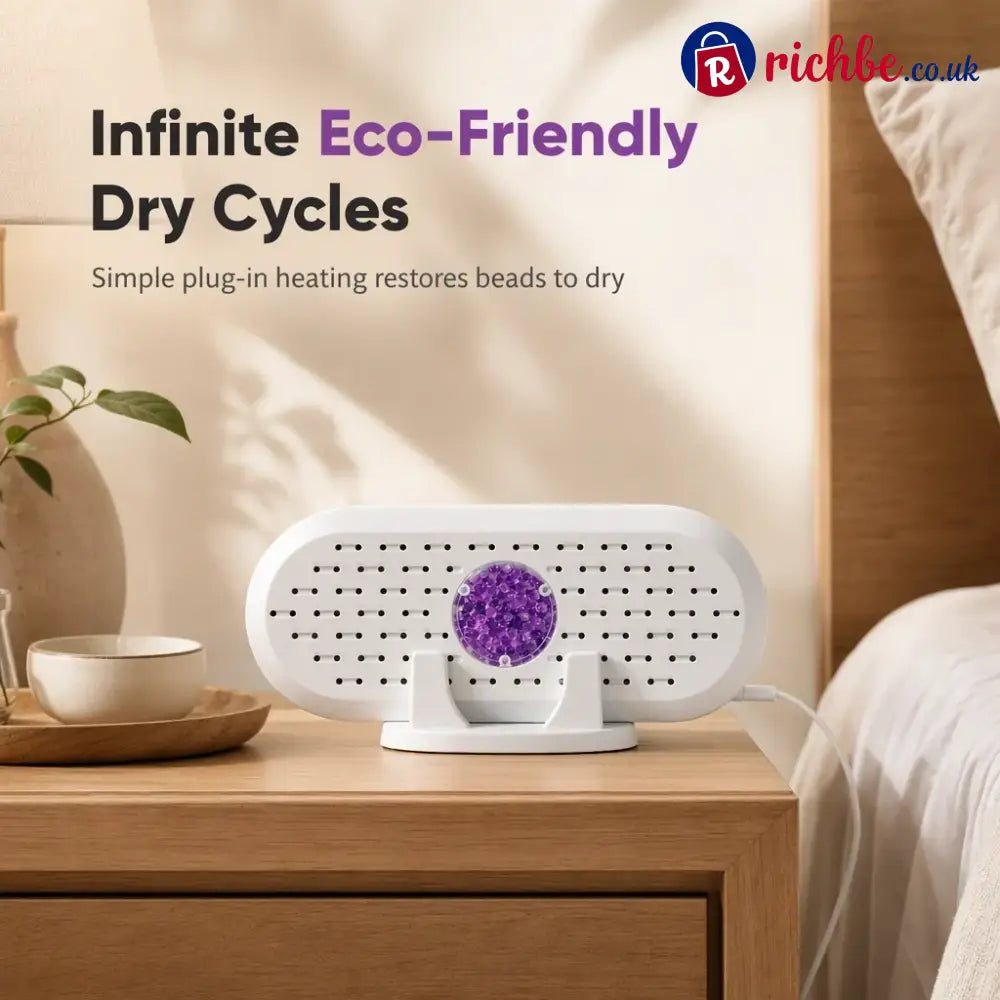⏳🔥LIMITED-TIME 48% OFF! ⏰Mini Reusable Household Dehumidifier. - White