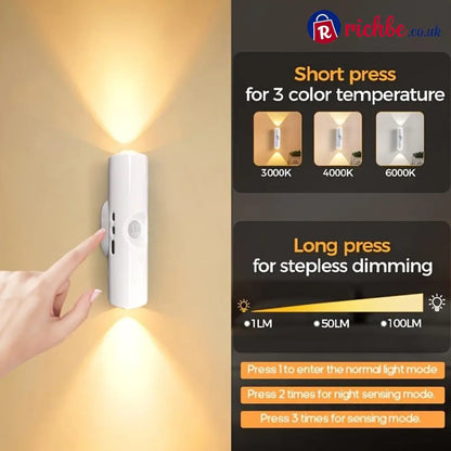 💡 LIMITED-TIME 48% OFF! 🧲 Rechargeable Magnetic Motion Sensor Night Light – RGB Smart Easy Install ✨ - Houseware &