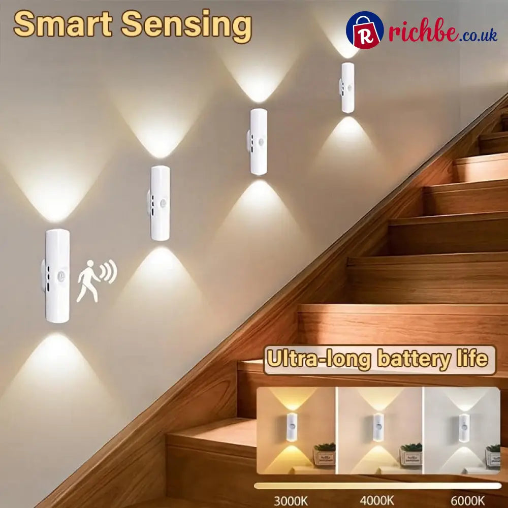 💡 LIMITED-TIME 48% OFF! 🧲 Rechargeable Magnetic Motion Sensor Night Light – RGB Smart Easy Install ✨ - Houseware &