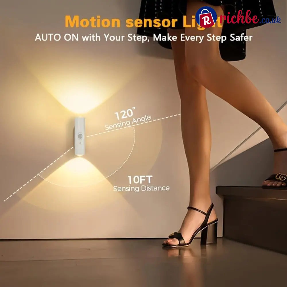 💡 LIMITED-TIME 48% OFF! 🧲 Rechargeable Magnetic Motion Sensor Night Light – RGB Smart Easy Install ✨ - Houseware &