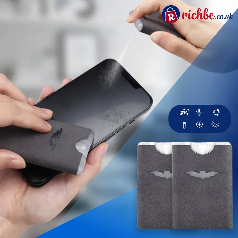 📱 LIMITED-TIME 49% OFF! ✨ 2-in-1 Screen Cleaner & Microfiber Cloth – Portable Residue-Free Gentle 🧽 - Buy 1 Get 2 Free