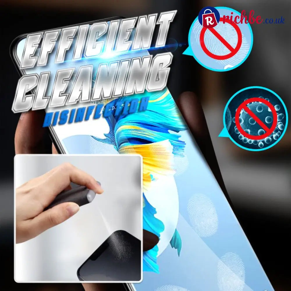 📱 LIMITED-TIME 49% OFF! ✨ 2-in-1 Screen Cleaner & Microfiber Cloth – Portable Residue-Free Gentle 🧽 - Electronics &