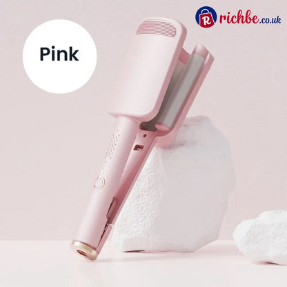 🌸 LIMITED-TIME 49% OFF! ✨ 32MM Wavy Hair Curler – Big Bouncy Curls 4 Adjustable Heat Settings & Negative Ion Care –