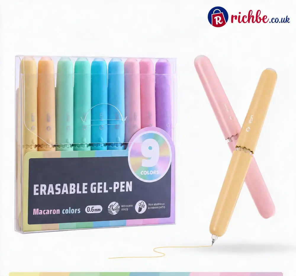 🏆 LIMITED-TIME 49% OFF! ✨9 Colors Erasable Gel Pen Set - # A - HOT SALE