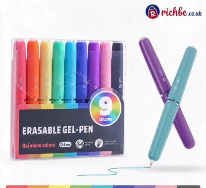 🏆 LIMITED-TIME 49% OFF! ✨9 Colors Erasable Gel Pen Set - # C - HOT SALE