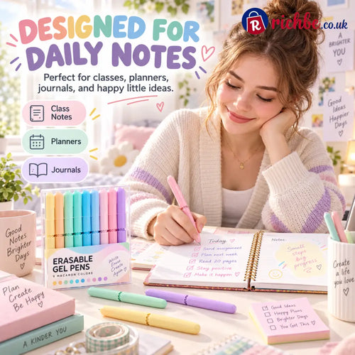 🏆 LIMITED-TIME 49% OFF! ✨9 Colors Erasable Gel Pen Set - HOT SALE