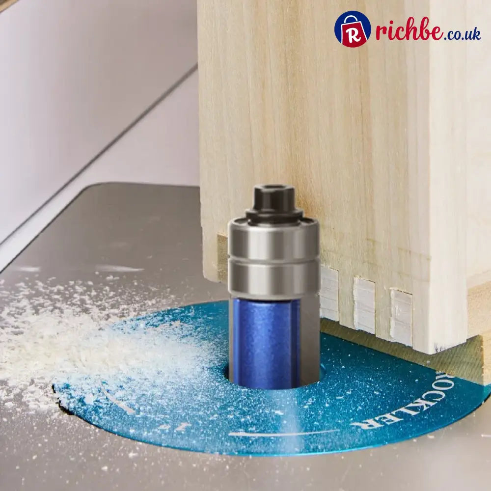 ⚙️ LIMITED-TIME 49% OFF! ✨ Biaxial Trimming Tool – Carbide Router Bit Sharp Cut Blue Nano Coating 🛠️