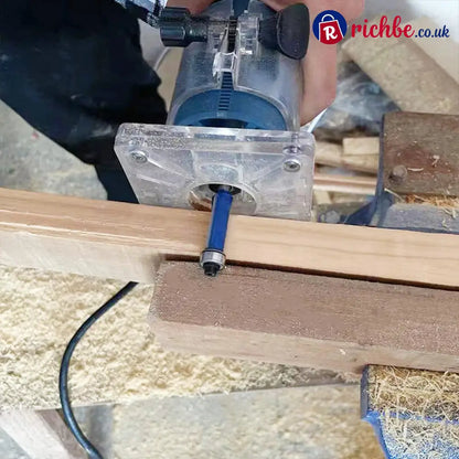 ⚙️ LIMITED-TIME 49% OFF! ✨ Biaxial Trimming Tool – Carbide Router Bit Sharp Cut Blue Nano Coating 🛠️