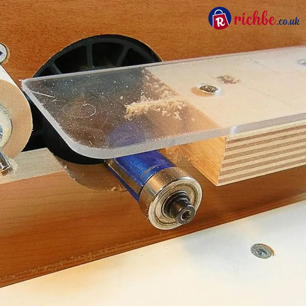 ⚙️ LIMITED-TIME 49% OFF! ✨ Biaxial Trimming Tool – Carbide Router Bit Sharp Cut Blue Nano Coating 🛠️