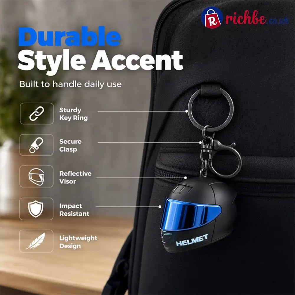 ⏳🔥LIMITED-TIME 49% OFF! ⏰Novelty Mini Motorcycle Helmet Keychain🏍️ - Hot sale