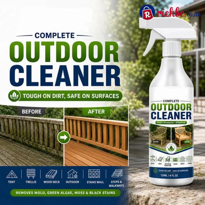 🌿 LIMITED-TIME 50% OFF! Outdoor Surface Cleaner Spray, Fast Acting Stain Remover for Patio, Wooden Furniture & Outdoor Surfaces