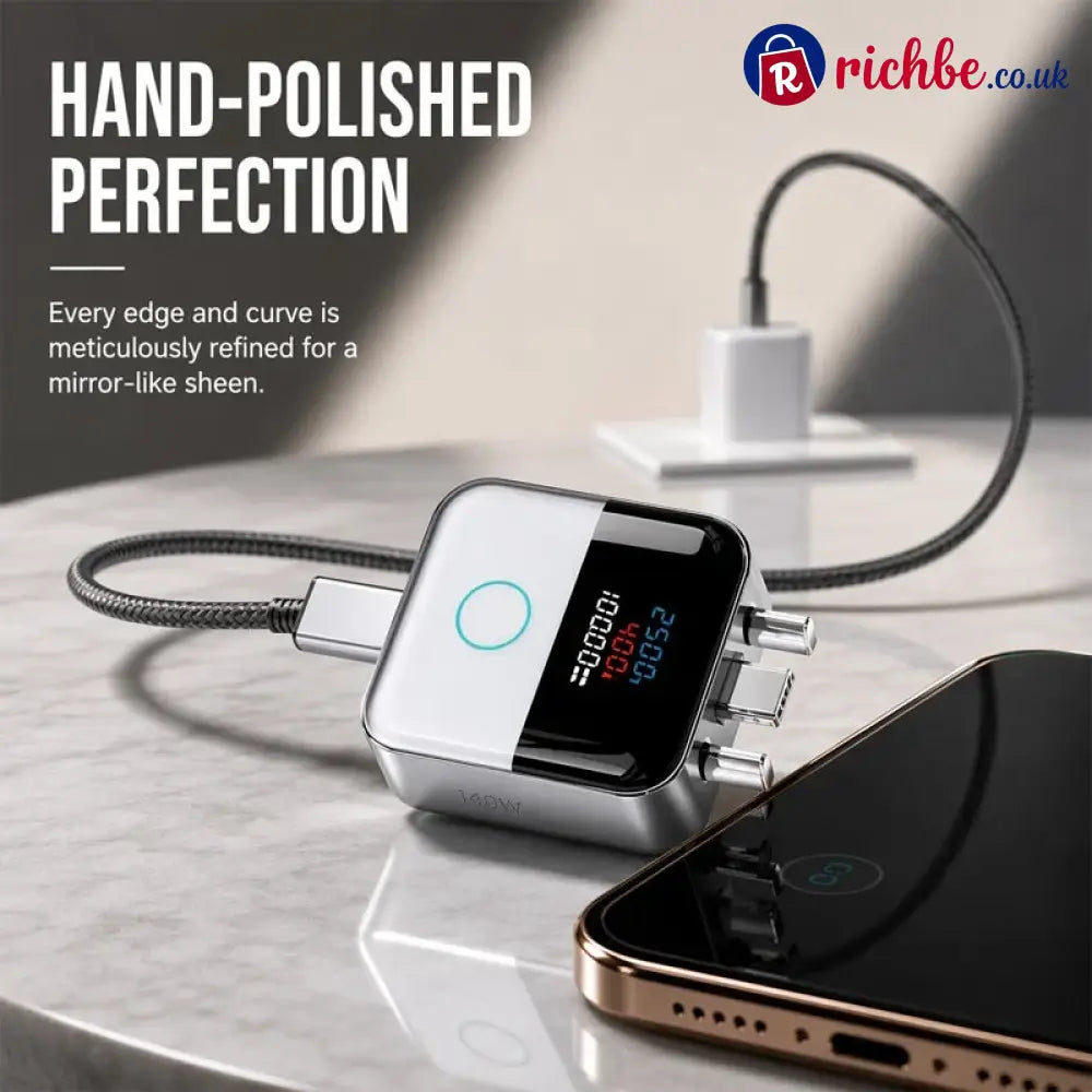 🔋 Limited-time 49% Off ⚡ Smart Charging Protector, 140w Usb-c Auto Disconnect