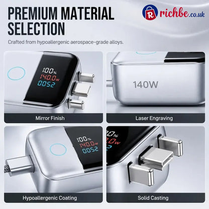 🔋 Limited-time 49% Off ⚡ Smart Charging Protector, 140w Usb-c Auto Disconnect