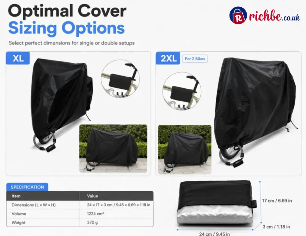 ⏳🔥limited-time 49% Off! ⏰waterproof And Dustproof 190t Bicycle Cover For Outdoor Bike Protection🚴