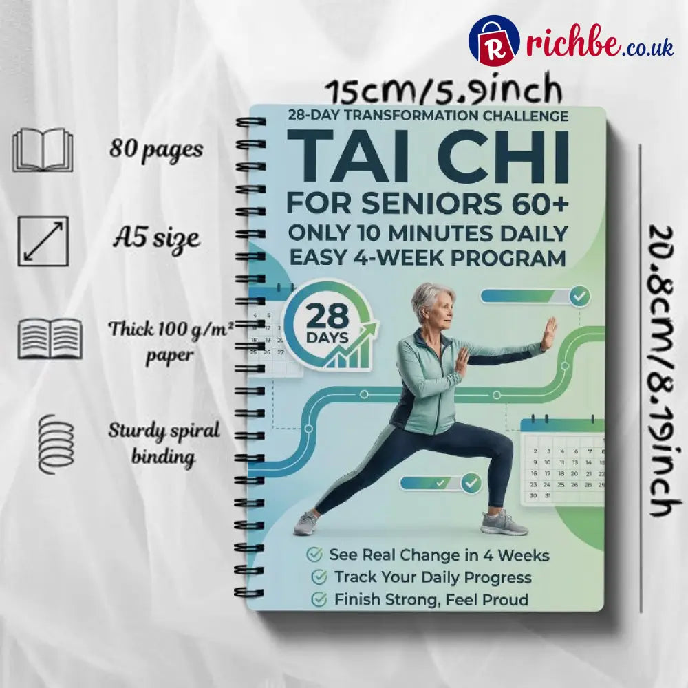 ⏳Limited-time 49% off⏰Wellness Pick | 28-Day Tai Chi Book🧘☯️ - Health & Beauty