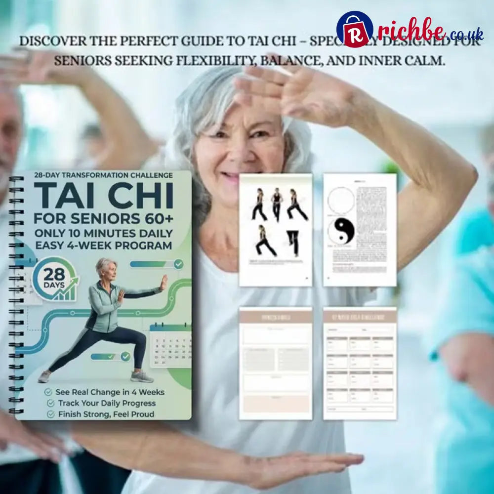 ⏳Limited-time 49% off⏰Wellness Pick | 28-Day Tai Chi Book🧘☯️ - Health & Beauty
