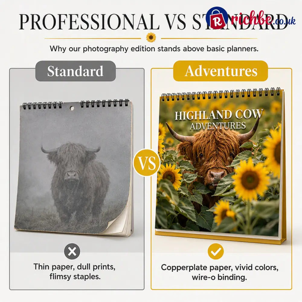 ⏳Limited-time 50% off⏰2027 Highland Cow Wall Calendar🐮📆 - Gifts & Crafts
