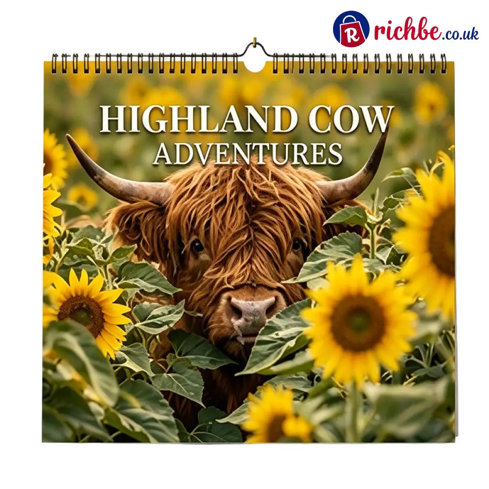 ⏳Limited-time 50% off⏰2027 Highland Cow Wall Calendar🐮📆 - Gifts & Crafts