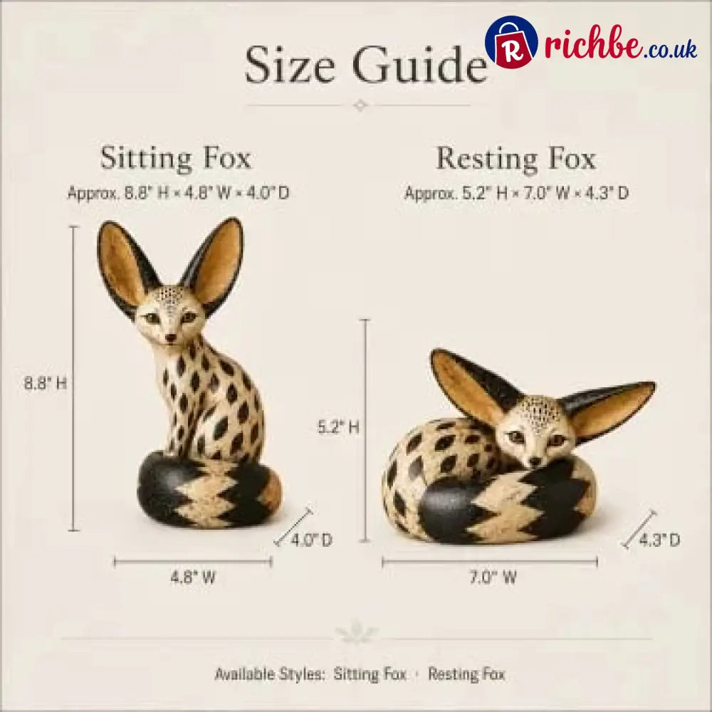 🔥 Limited Time – 50% OFF! 🦊 Vintage Fennec Fox Sculpture