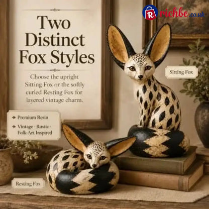 🔥 Limited Time – 50% OFF! 🦊 Vintage Fennec Fox Sculpture