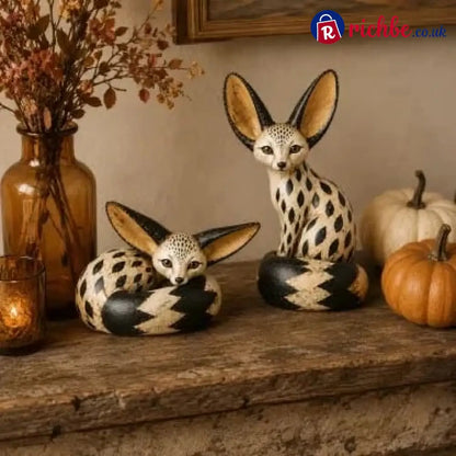 🔥 Limited Time – 50% OFF! 🦊 Vintage Fennec Fox Sculpture