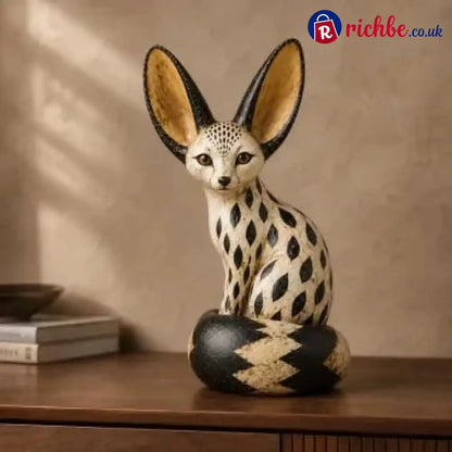 🔥 Limited Time – 50% OFF! 🦊 Vintage Fennec Fox Sculpture