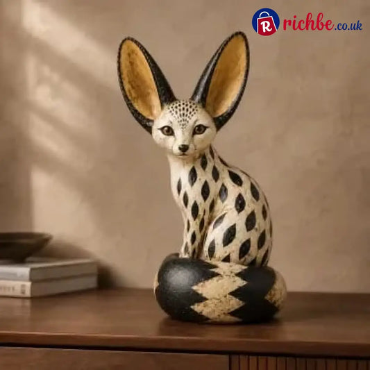 🔥 Limited Time – 50% OFF! 🦊 Vintage Fennec Fox Sculpture