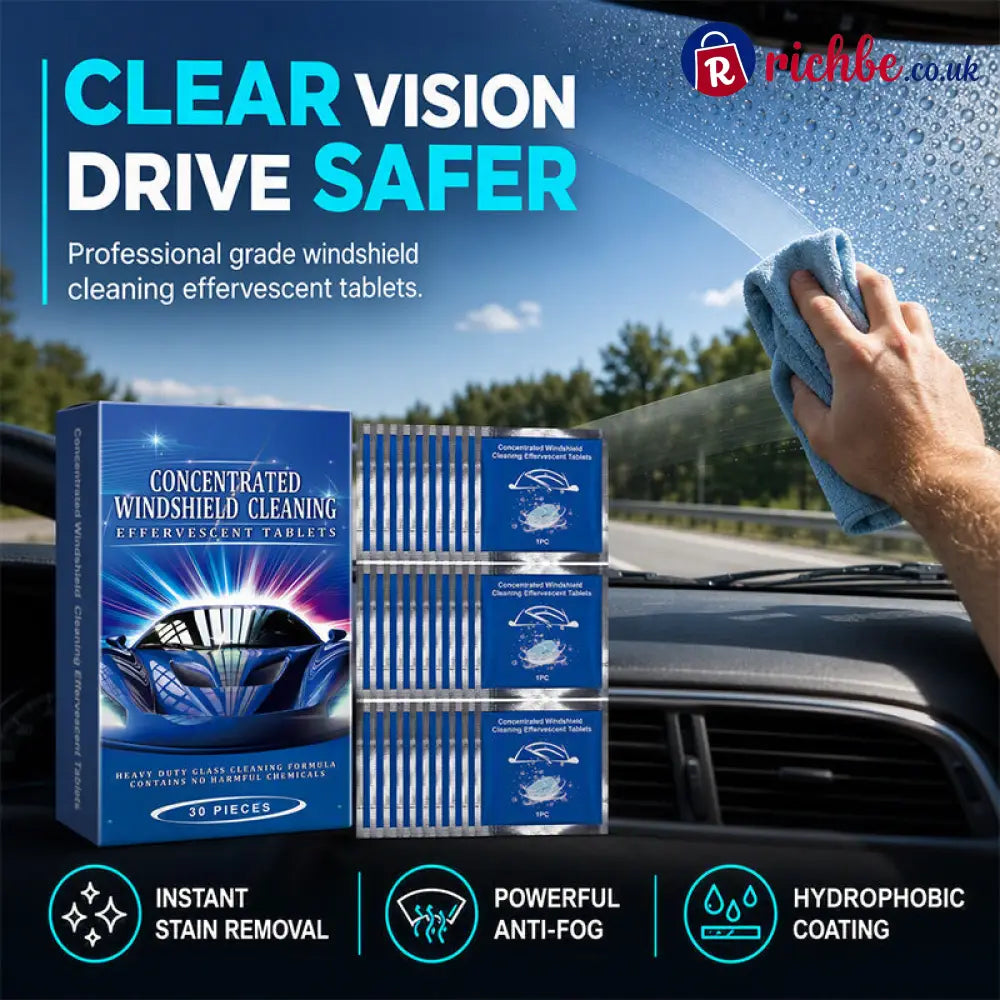 🔥Limited Time OFF🔥Car Windshield Cleaning Effervescent Tablets - Car Accessories
