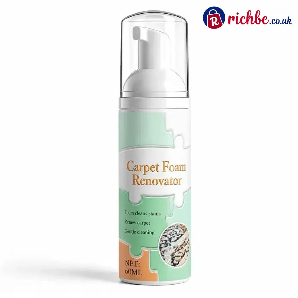 📍🔥Limited Time Promotion 49% OFF🔥Waterless Carpet Foam Stain Remover with Towel - 60ml + Towel / 1PC