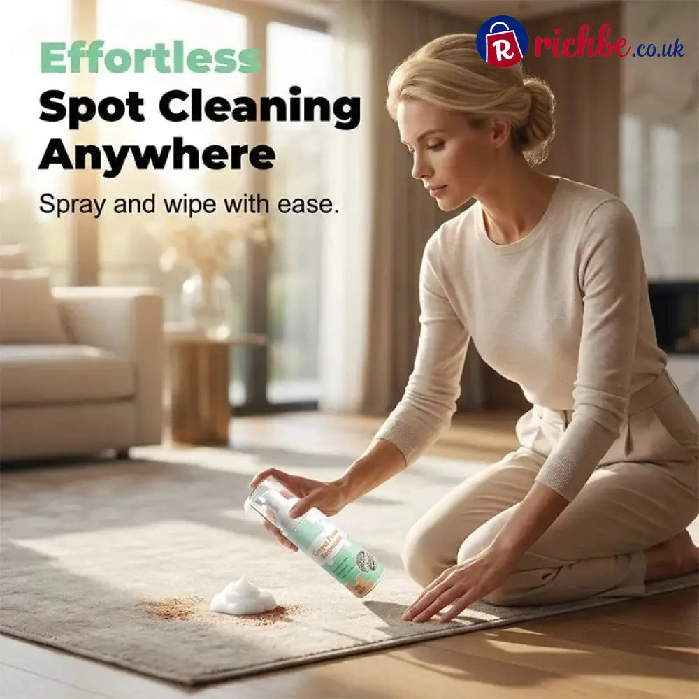 📍🔥Limited Time Promotion 49% OFF🔥Waterless Carpet Foam Stain Remover with Towel - 60ml + Towel / 🔥🔥Buy 3 Get 2