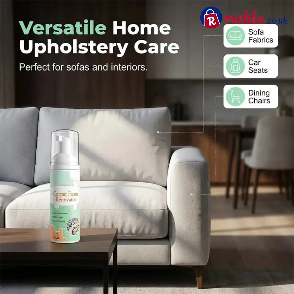 📍🔥Limited Time Promotion 49% OFF🔥Waterless Carpet Foam Stain Remover with Towel