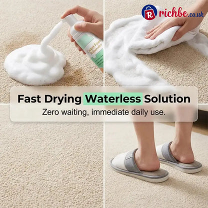 📍🔥Limited Time Promotion 49% OFF🔥Waterless Carpet Foam Stain Remover with Towel