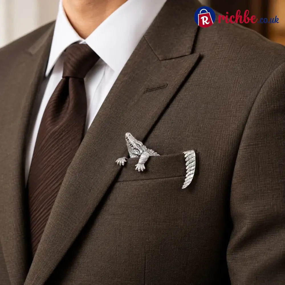 ✨ Luxury Sculpted Animal Brooch – Premium Statement Piece for Suits & Blazers