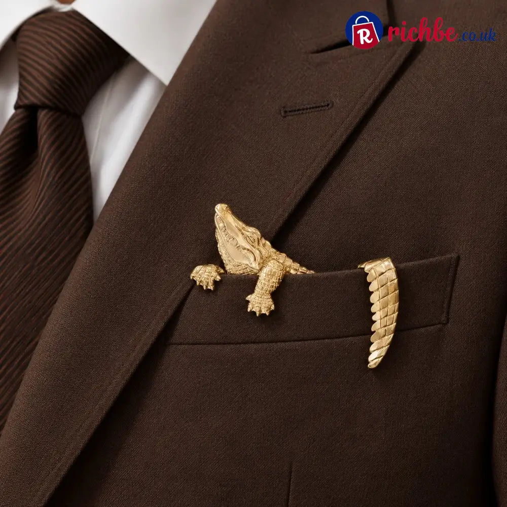✨ Luxury Sculpted Animal Brooch – Premium Statement Piece for Suits & Blazers