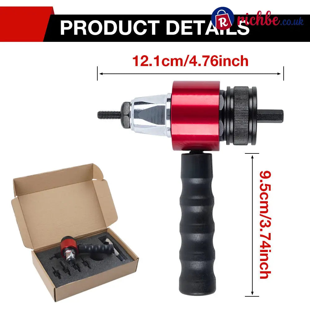 M3-M8 Electric Rivet Gun Adapter Kit