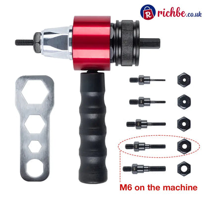 M3-M8 Electric Rivet Gun Adapter Kit