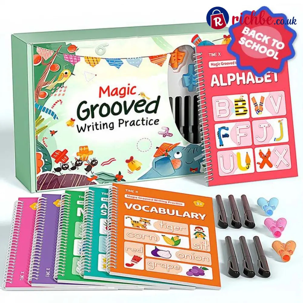 Magic Grooved Copybook Writing Practice Set - Writing Practice Set only - Hot sale