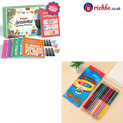 Magic Grooved Copybook Writing Practice Set - Writing Practice Set only - Hot sale