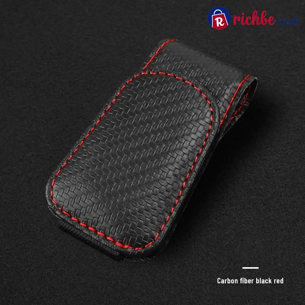 Magnetic Car Sun Visor Sunglasses Holder – Leather Glasses Clip & Multi-Function Storage Organizer - 🔥Carbon Fiber