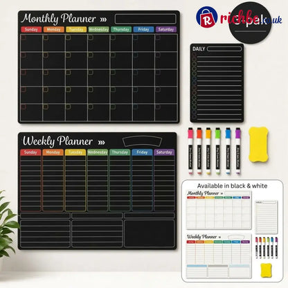 Magnetic Family Planner – Monthly Weekly and Daily Schedule - Planners