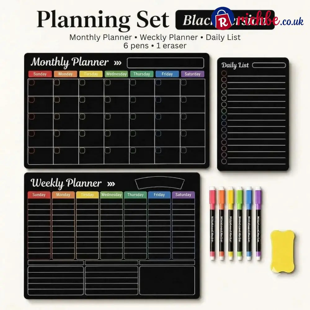 Magnetic Family Planner – Monthly Weekly and Daily Schedule - Planners